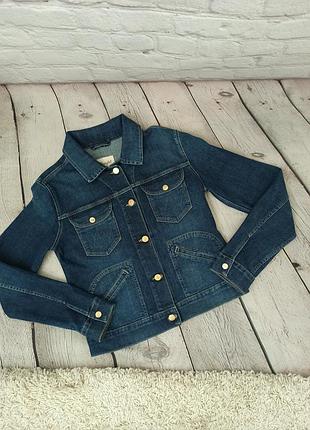 Джинсовая куртка, джинсовый жакет женский, ветровка на девушку хс - с