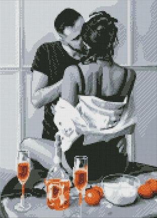 Алмазная вышивка "утренняя страсть", 40*50см (идейка)
