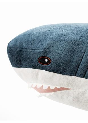 Мягкая игрушка акула 120 см синяя
