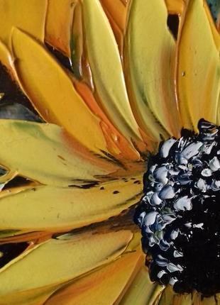 Картина олією соняшники 50*40 см7 фото