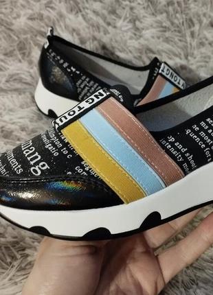 Детские туфли, мокасины для девушек, 31р 20,5 см 4