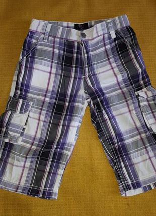 Шорти-капрі х/б клітина зростання 146