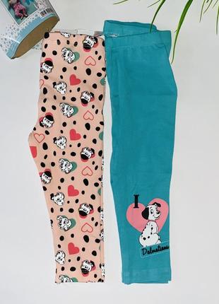Штанці-лосінки для дівчинки 100% котон // бренд: disney // розмір:  📌 74/80, 📌 62/68