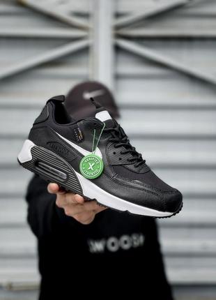 Мужские кроссовки nike air max 90 surplus black white 41-42-43-44-45