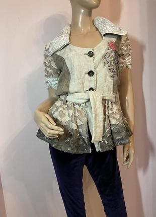 Эксклюзивный качественный жакет /s / brend XL / 50