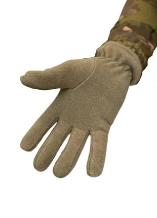 Рукавички флісові зимові тактичні чорні