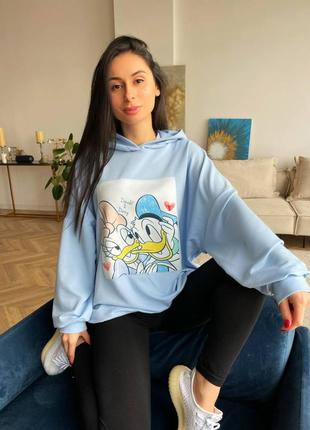 Женские худи оверсайз 4 цвета 6