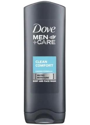 Гель для душа dove men+care "clean comfort" 250 мл