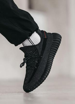 Кроссовки текстильные рефлективные adidas yeezy boost 350 v2