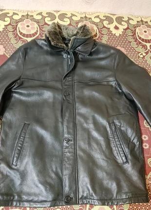 Куртка шкіряна milestone