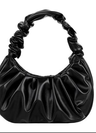 Стильная черная сумочка3 фото