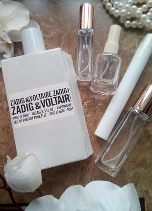 This is her! zadig & voltaire 1 мл original розпивши затест відливант парфумована вода парфумів