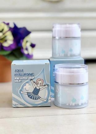 Увлажняющий крем для лица elizavecca aqua hyaluronic acid water drop cream с гиалуроновой кислотой, 50 мл1 фото