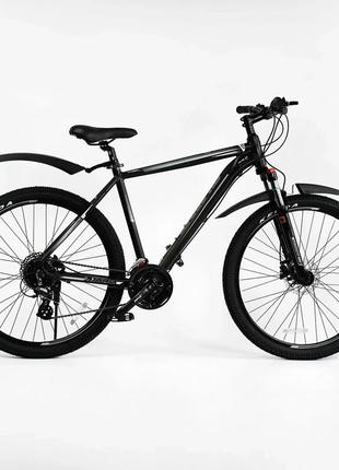 Велосипед спортивний maxxpro на 27,5 дюймів, 2705-1 чорний