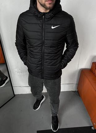 Куртка nike черная на весну / осень мужская демисезонная