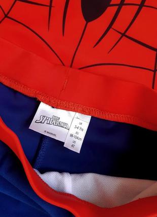 Комплект сонцезахисний marvel spiderman футболка та плавки для пляжу на 3-4 роки2 фото