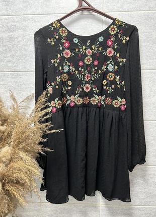 Платье в цветочный принт от zara