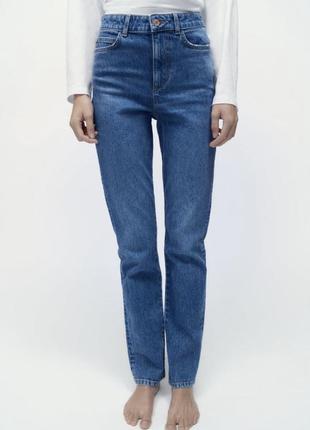 Zara прямые джинсы, штаны, брюки