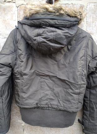 Стильная теплая куртка на меху германия2 фото