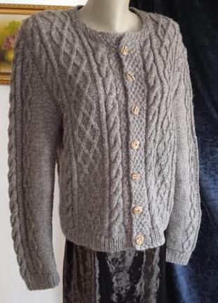 Кофта домашней работы.шерсть 100%