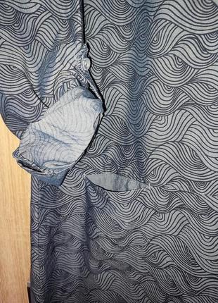 Легкая хлопковая туника туника удлиненная блуза размер 48-50-522 фото