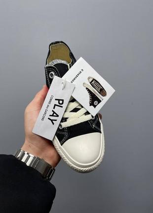 Женские молодежные кеды converse des garçons play  🆕 кеды конверс7 фото