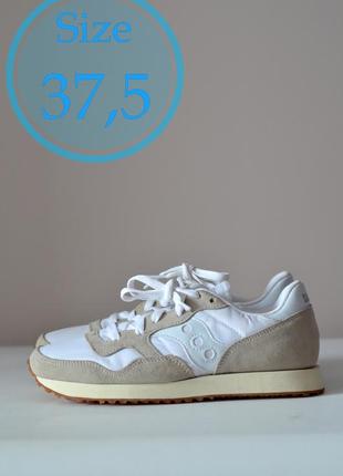 Женские кроссовки saucony dxn trainer vintage  ⁇  white  ⁇, оригинал, (р. 37.5)