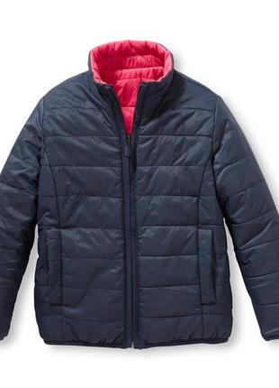 Двостороння куртка демісезонна зріст 110-116 tchibo тсм