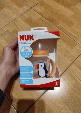 Навчальна пляшка nuk first choice disney, поїлка, пляшечка nuk1 фото