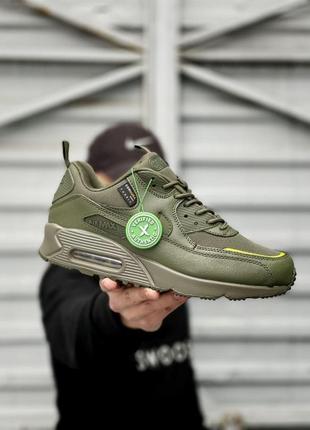 Мужские кроссовки nike air max 90 surplus haki 41-42-43-44-45