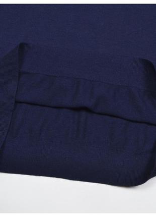 Benetton l / дуже легкий преміальний темно синій джемпер з додаванням віскози