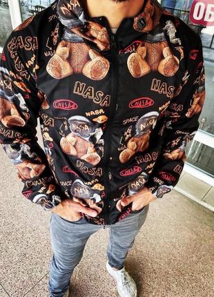 Брендова чоловіча вітровка / якісні куртки для чоловіків на осінь - весну