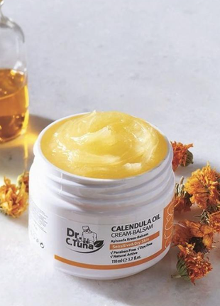 Крем-бальзам calendula oil крем бальзам календула масло календулы олія календули dr. c tuna tuna тюна туна1 фото