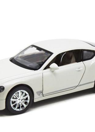 Колекційна іграшкова машинка bentley as-2808 інерційна (білий )