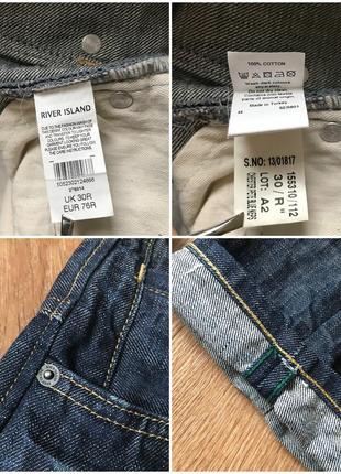 Селвидж высокие джинсы под japan sevedge raw denim fade skinny япония сша синие evisu uniqlo8 фото