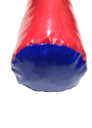 Груша боксерська boxer малий шолом-0,75 шкіра червона2 фото