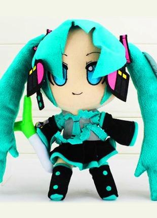Мягкая игрушка 25 см хацунэ мику вокалоид vocaloid hatsune miku кукла анимэ