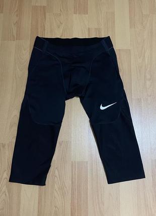 Мужские компрессионные лосины nike np aeroadpt short long npc3 фото