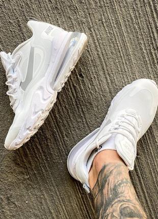 Кроссовки nike air max 270 react "white"5 фото