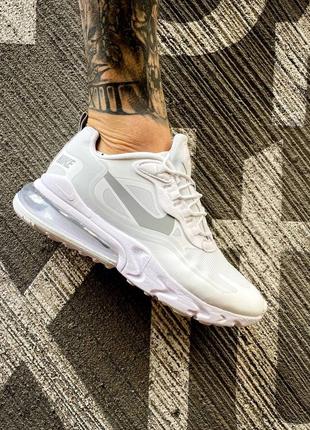 Кроссовки nike air max 270 react "white"