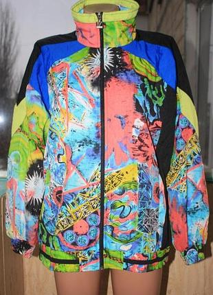 Крута яскрава креативна куртка-вітровка