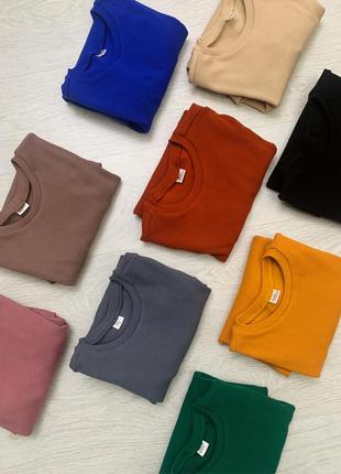 Базові жіночі лонгсліви в рубчик‼️ 9 кольорів (жіноча кофта, джемпер)