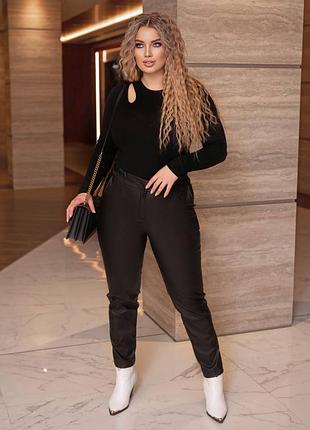 Женские кожаные штаны 3 цвета