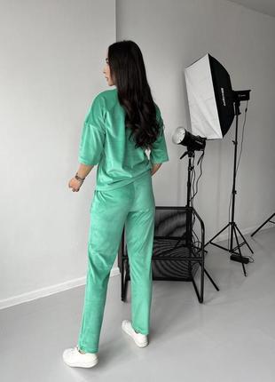 Крутой женский костюм с футболкой 9 цветов