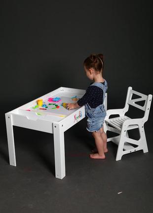 Световой стол-песочница noofik модель double с 2 карманами