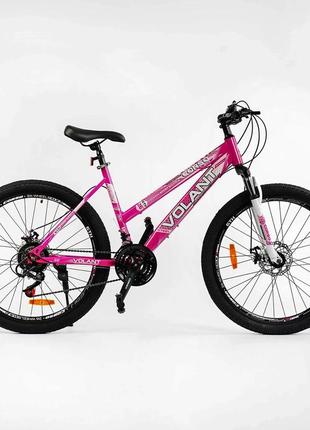Спортивний велосипед corso volant на 26 дюймів, 26415 рожевий