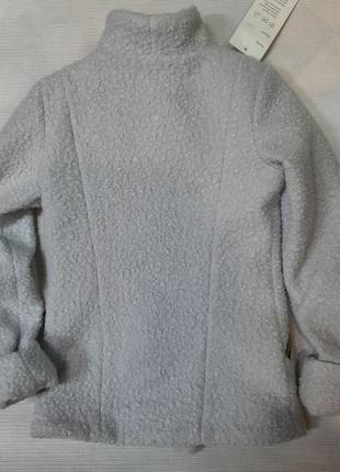 Куртка демисезонная с букле для девочки 9-10-11 лет, 140-146 см рост5 фото