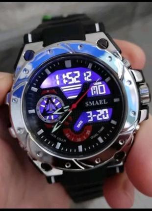 Тактические водонепроницаемые противоударные светодиодные мужские часы