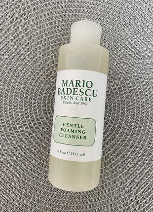 Пенка для умывания mario badescu gentle foaming cleanser, 177 ml