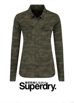 Superdry сорочка милитари ліоцел